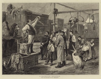 Gezici Bir Hayvanat Bahçesi by Paul Friedrich Meyerheim