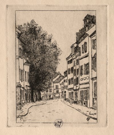 Altı Gravür: Notre Dame, Pontoise, 1895. by Paul Gachet