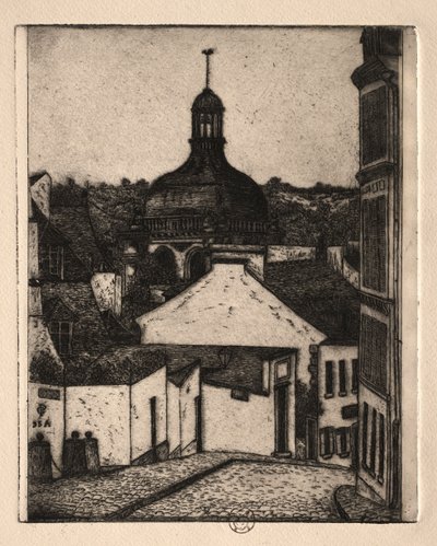 Altı Gravür: Notre Dame Caddesi, Pontoise, 1895. by Paul Gachet