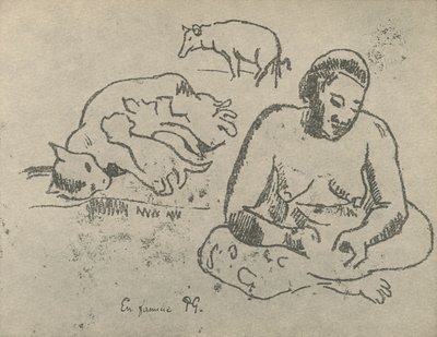 Evde, 1936 by Paul Gauguin
