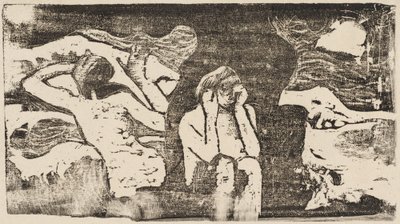 Kara Kayalarda by Paul Gauguin