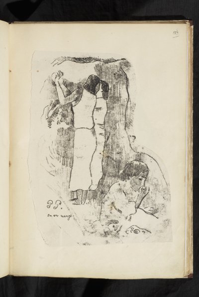 Öncesi ve sonrası - Onu yiyoruz by Paul Gauguin