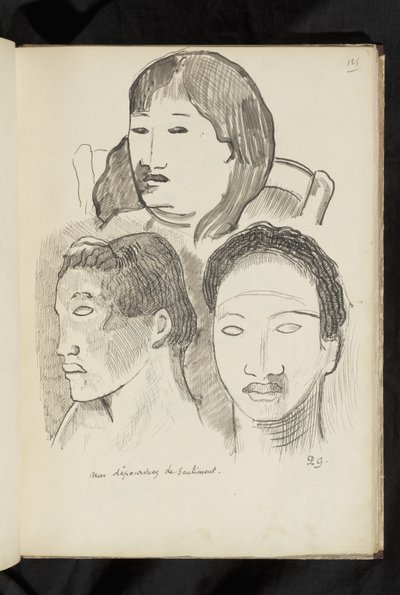 Öncesi ve sonrası - "Duygudan yoksun değil" çizimi by Paul Gauguin
