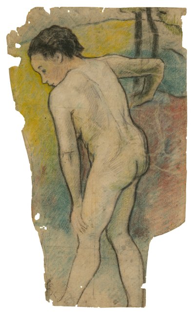 Breton Yıkanan, 1886-87 by Paul Gauguin