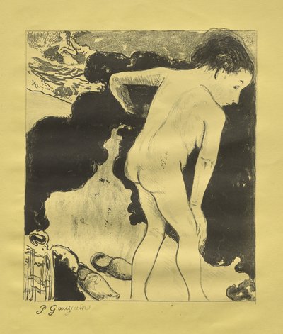Breton Yıkananlar by Paul Gauguin