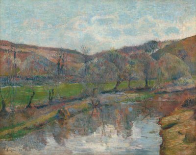 Brittany Manzarası, 1888. by Paul Gauguin