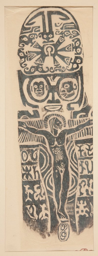İsa çarmıhta by Paul Gauguin