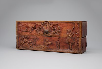 Süslü Ahşap Kutu, 1884. by Paul Gauguin