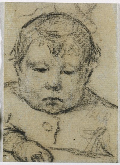 Çocukken Emil Gauguin, Sağ Forvet by Paul Gauguin