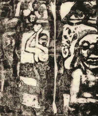 Meyve ve Oviri toplayan kadın by Paul Gauguin