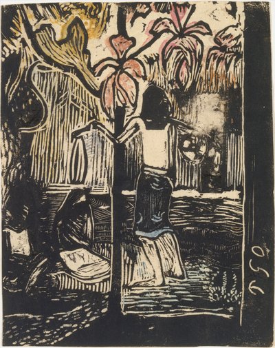 Parfüm Noa Noa, küçük blok, 1894-95., 1894-95. by Paul Gauguin