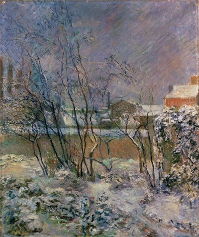 Karda bahçe, 1883 by Paul Gauguin