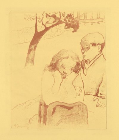 İnsan sefaleti by Paul Gauguin