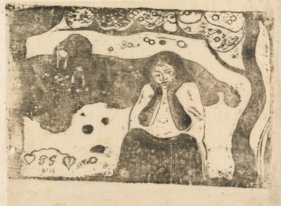 İnsan Hüzün (Miseres humaines) by Paul Gauguin