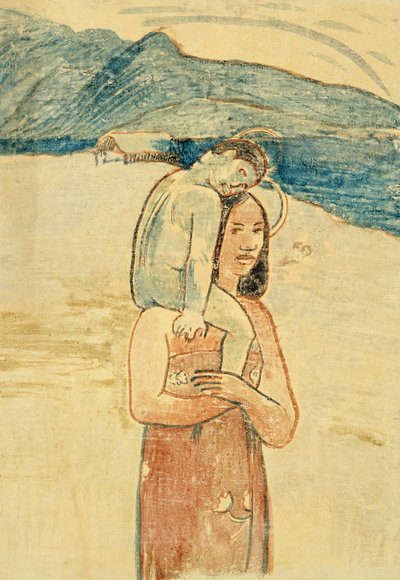 Seni selamlıyorum Maria, c.1894 (lito) by Paul Gauguin
