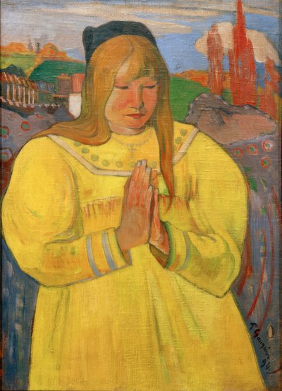 genç hristiyan by Paul Gauguin
