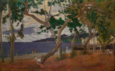 Kıyı manzarası by Paul Gauguin