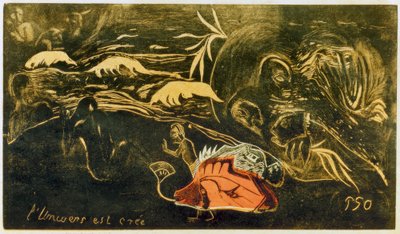 evren yaratıldı by Paul Gauguin