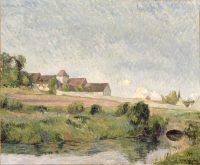 La Ferme de la Groue, Osny, 1883 by Paul Gauguin