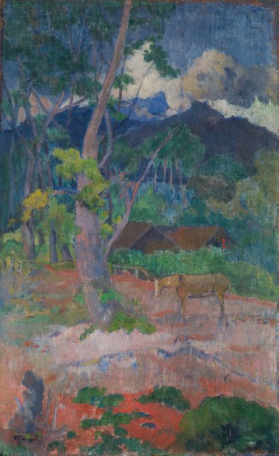 Atlı Manzara by Paul Gauguin