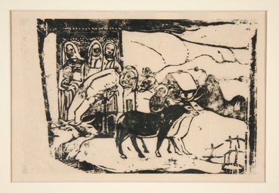 Breton Calvary by Paul Gauguin