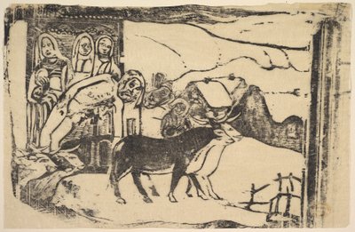 Breton Calvary, 1898-99. by Paul Gauguin