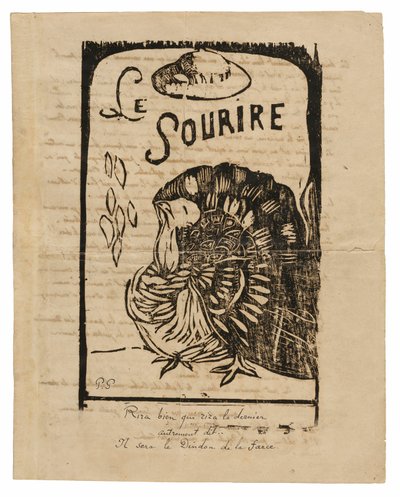 Gülümseme: Wicked Journal, Mart 1900 by Paul Gauguin