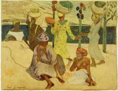 Ağustos böcekleri ve karıncalar by Paul Gauguin