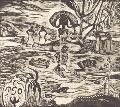 Mahana Atua Tanrıların Yemeği, 18941895. by Paul Gauguin