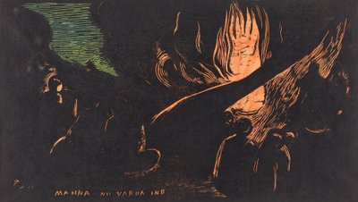 Mahna no Varua Ino Şeytan Konuşuyor, 18941895. by Paul Gauguin