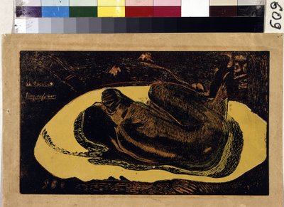 Manao Tupapau (Ölülerin ruhu nöbet tutar). Paul Gauguin