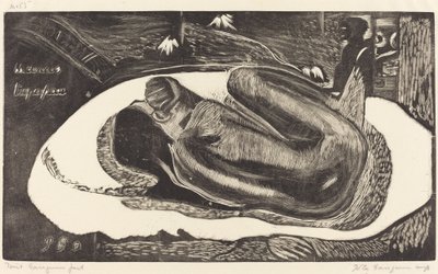 Manoa Tupapau (Bir Ruhun Perisi Olmuştur) by Paul Gauguin