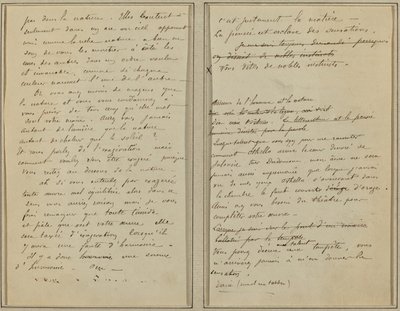 Makale Sayfaları [verso] by Paul Gauguin