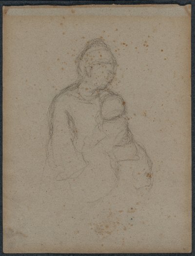 Anne ve Çocuk recto, 1870