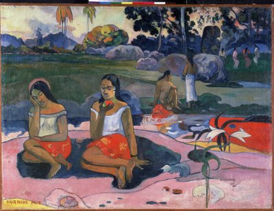 "Nave Nave Moe" (Kutsal Bahar: Tatlı Rüyalar) Tablosu Paul Gauguin (1848-1903) (Post-Empresyonizm) 1894 Ebat 73x98 cm Saint Petersburg, Hermitage Müzesi by Paul Gauguin