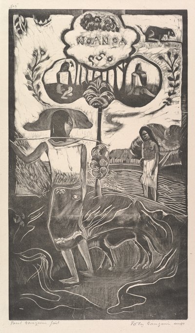 Nuh Nuh, 1893-94. by Paul Gauguin