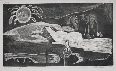 Sadece: Ebedi Gece, 1893-94. by Paul Gauguin