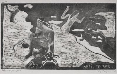 Noa Noa: Nehirdeki Kadınlar (Auti Te Pape) by Paul Gauguin