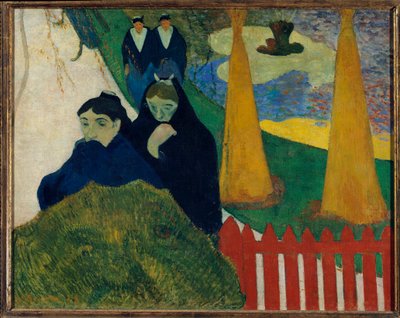 Arles'daki yaşlı kadınlar by Paul Gauguin