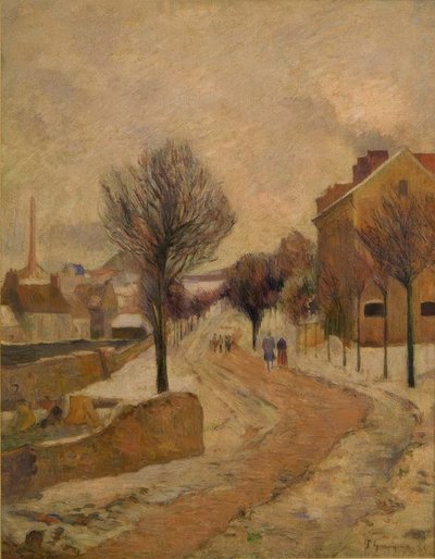 Karda Paris banliyösü by Paul Gauguin