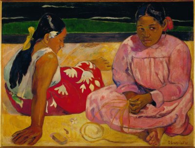 Paul Gauguin / Sahildeki Tahitili Kadınlar’, 1891, Tuval üzerine yağlı boya, 69 × 91 cm, RF 2765 by Paul Gauguin