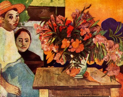 Çiçekli Köylüler, 1936 by Paul Gauguin
