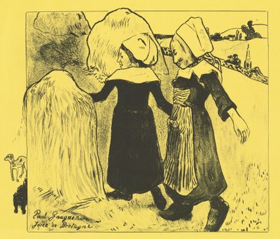 Brittany'nin Zevkleri, Brittany'nin Sevinçleri, 1889 by Paul Gauguin