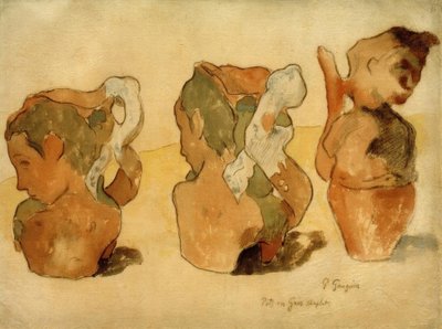 Kumtaşı kaplar by Paul Gauguin