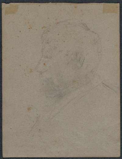 Profil Büstü Bir Adamın Verso, 1870