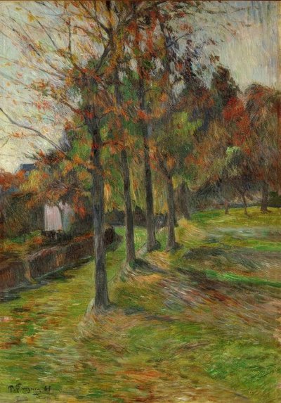 Rouen II yolu by Paul Gauguin