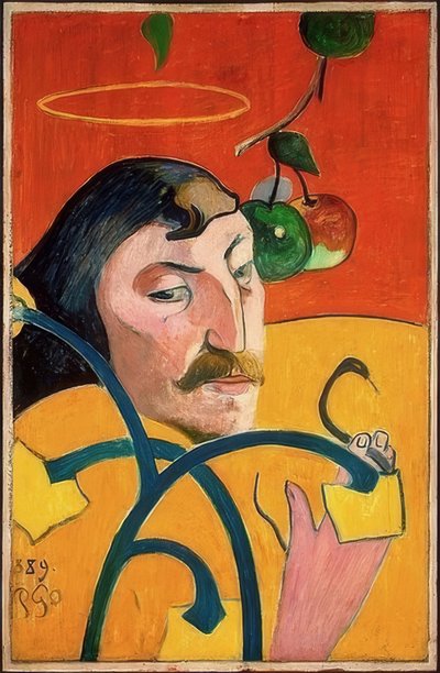 kendi portre by Paul Gauguin