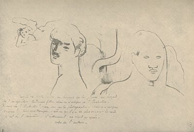 Her Türlü Eskiz, Kalemimin Rastgele Girişimleri ve Hayal Gücüm, Başıboş Fantaziler Ama Bu Değil by Paul Gauguin