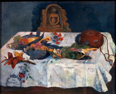 Papağanlarla Natürmort, 1902. by Paul Gauguin