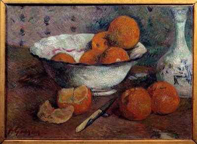 Portakal ile natürmort. Paul Gauguin